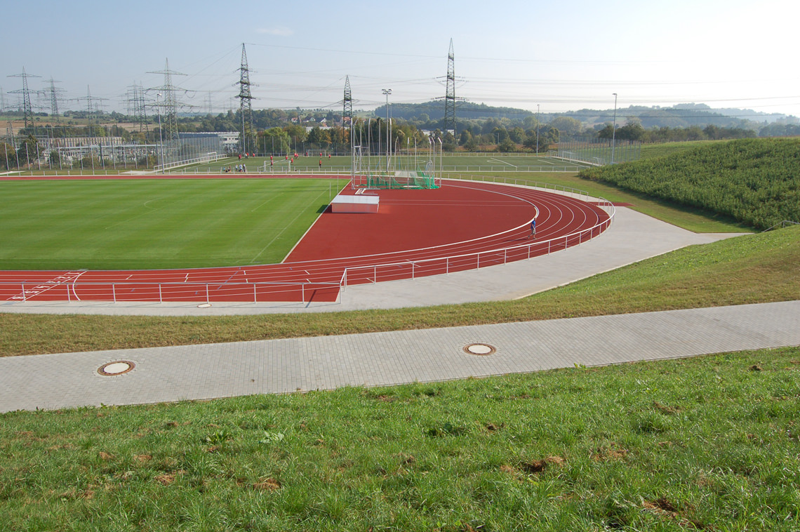 schreiberplan Stuttgart: 2015 Stadt Wendlingen  - Neuer Sportpark "Im Speck"
